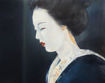 Mirada de geisha