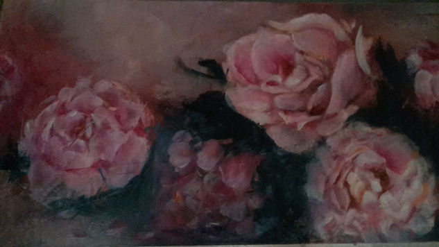 Fleurs Oil Panel Still Life Paintings