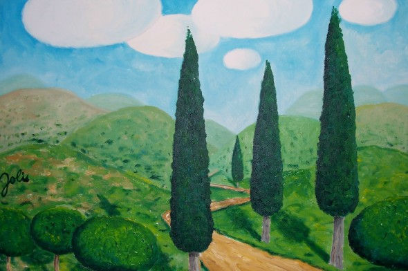 PAISAJE MEDITERRANEO Oil Canvas Landscaping