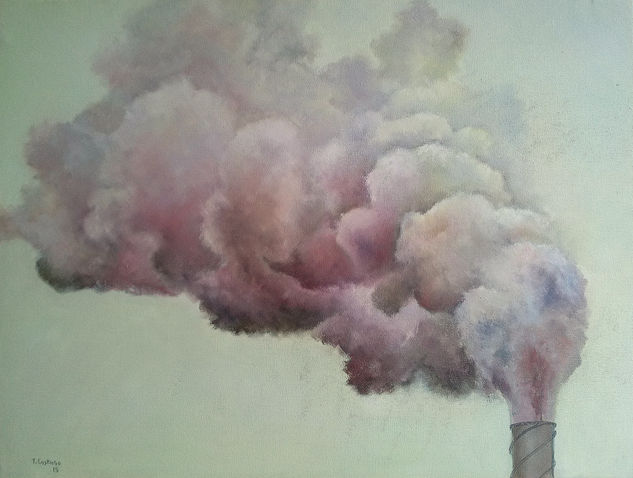 Humo industrial Oil Canvas Others