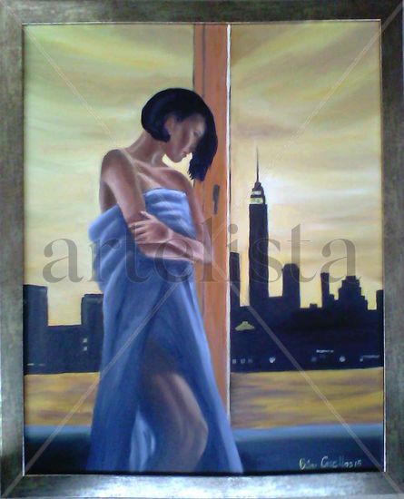 Nostalgia Oil Canvas Figure Painting