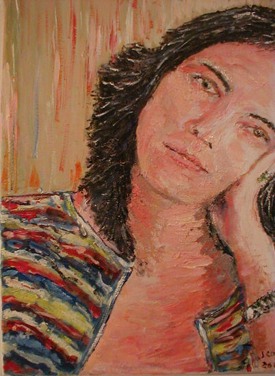 jasmin Óleo Lienzo Retrato