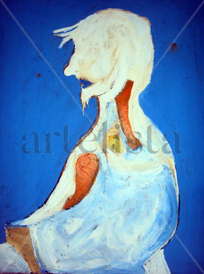 gotto Acrylic Textile Figure Painting