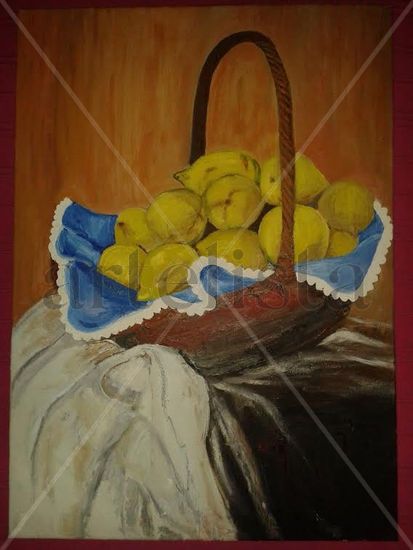 Limones Oil Canvas Still Life Paintings