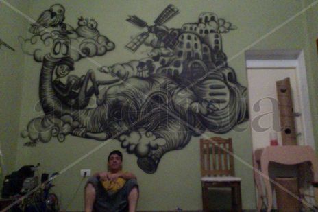 Mural aerografiado
