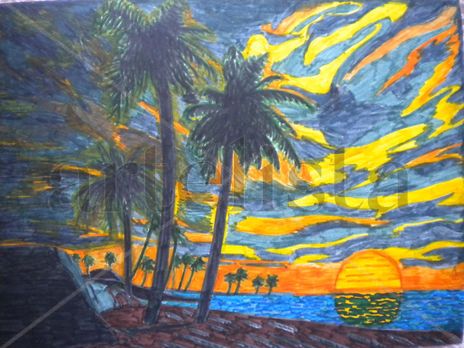 Palmeras en la playa