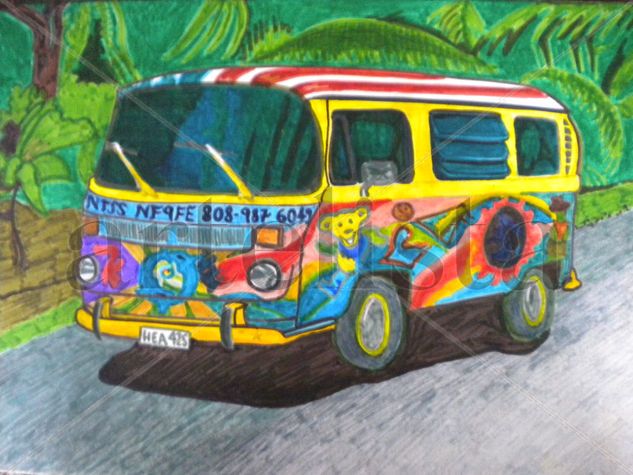 Caravana hippie Making Pen