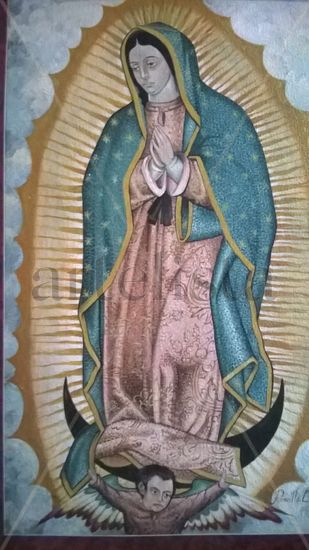 La guadalupana. Acrylic Others Figure Painting