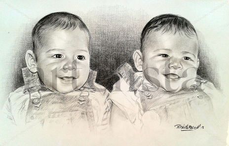 Retrato a lápiz
