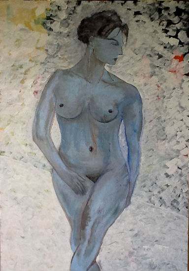 DESNUDO AZUL Acrílico Lienzo Figura