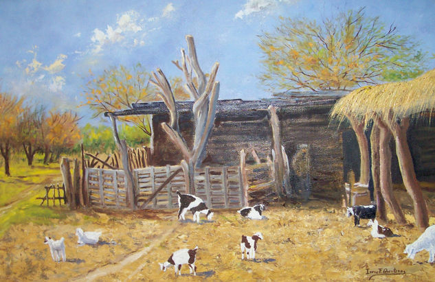 EL  CABRITERO Oil Canvas Landscaping