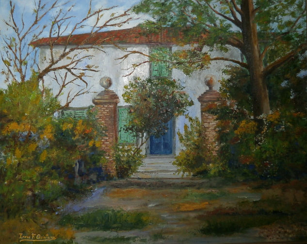 MI  VIEJA  CASONA Oil Panel Landscaping