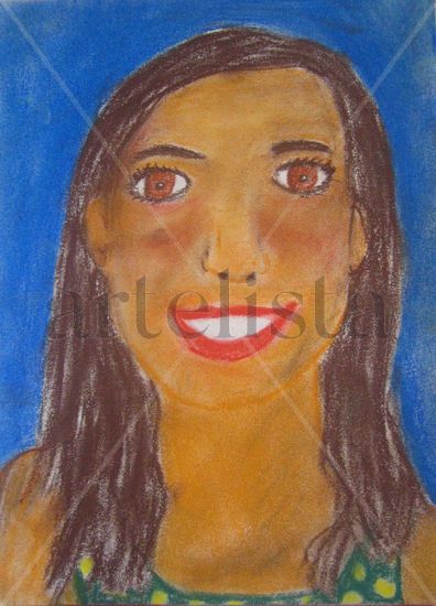 Natalia Pastel Paper Portrait