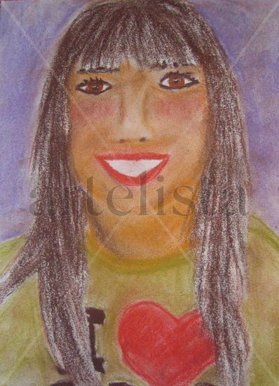 Patricia Pastel Papel Retrato