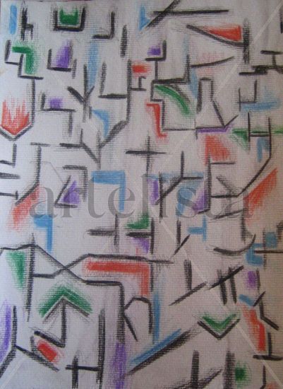 Abstracto 1 Pencil (coloured) Card Others