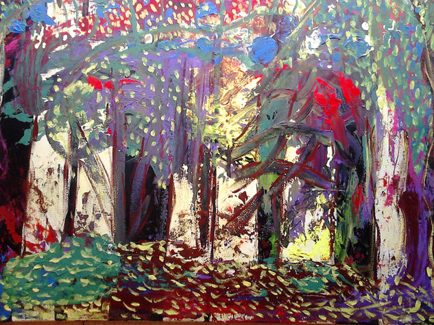 BOSQUE MAGICO Acrylic Canvas Landscaping