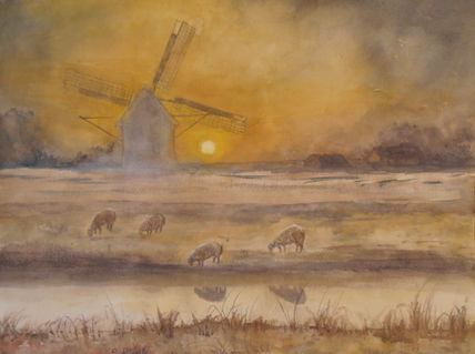 Atardecer en Holanda