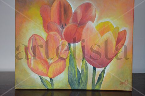 Tulipanes anranjados 2