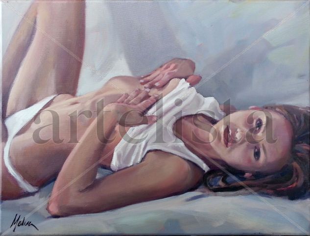 joven deseo Oil Canvas Nude Paintings