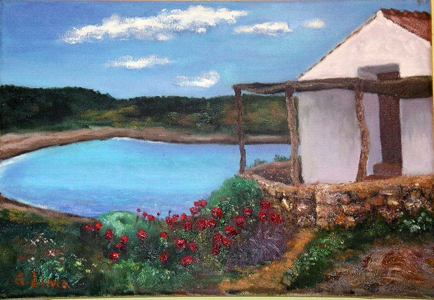 Sa Torreta Oil Canvas Marine Painting