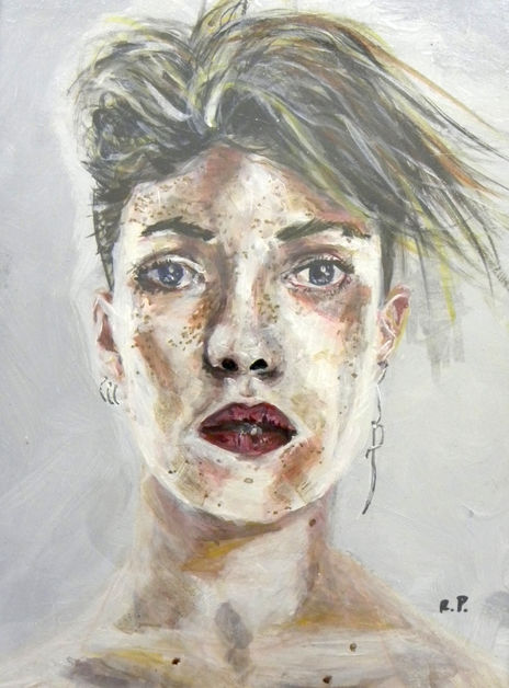 Mujer de pelo corto