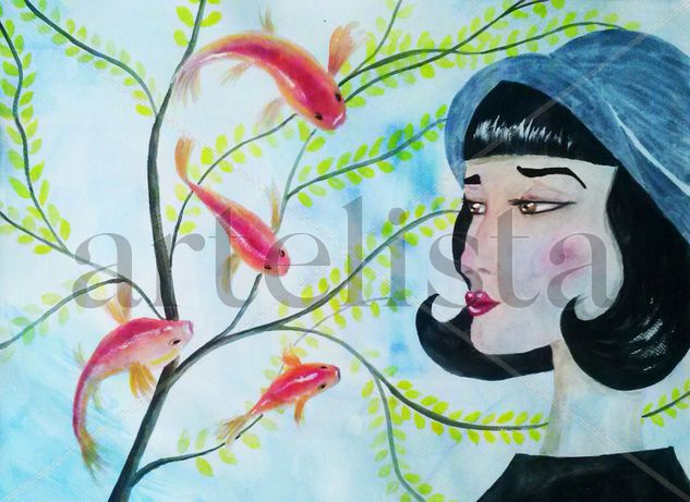 PECES Watercolour Paper Figure Painting