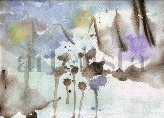 Cielo Abstracto 2 Watercolour Paper Landscaping