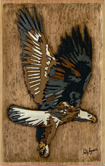 Aguila Madera Figurativa