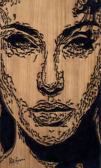 Rostro de Mujer 1 Madera Figurativa