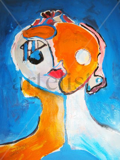 facelook Acrylic Textile Figure Painting