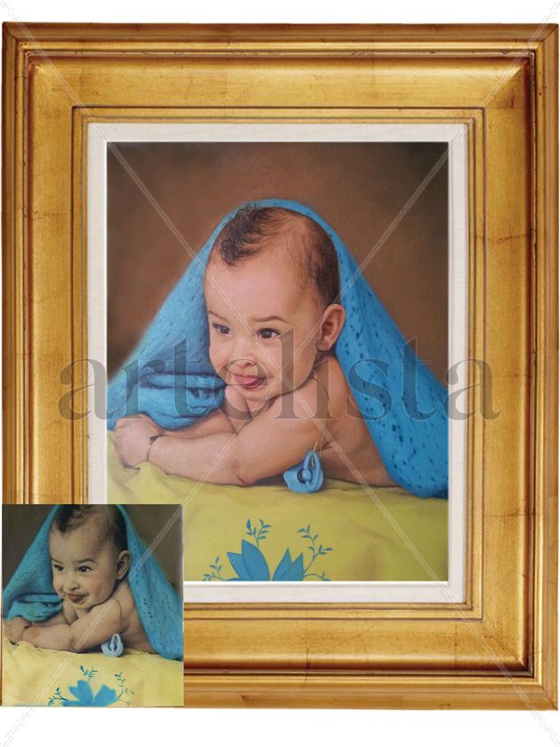 Retratos al óleo, pastel, sanguina, creyón, etc