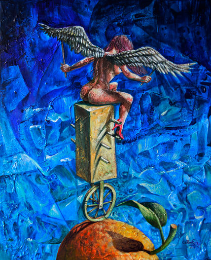 Ángel en equilibrio