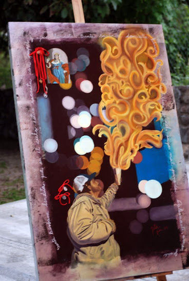 El  Tragafuego Oil Others Figure Painting