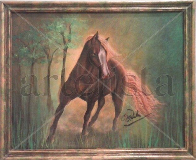 La elegancia del caballo Oil Canvas Animals