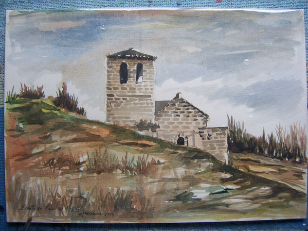 ERMITA Acuarela Papel Paisaje