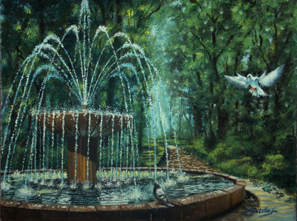 La fuente agua de...