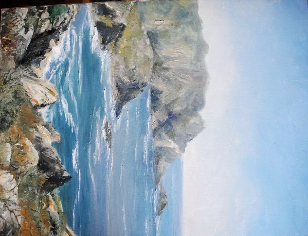 En pleno mar Atlántico Oil Canvas Marine Painting