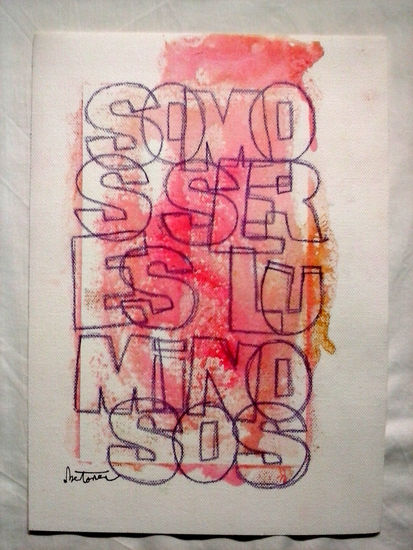 Somos. Original 2010 Bertomeu Watercolour Canvas Others