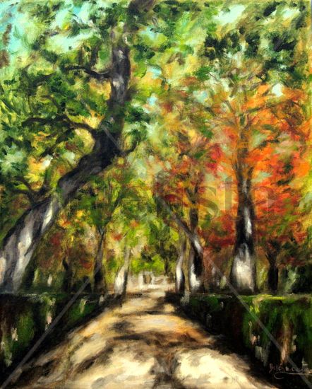 El Retiro Oil Canvas Landscaping