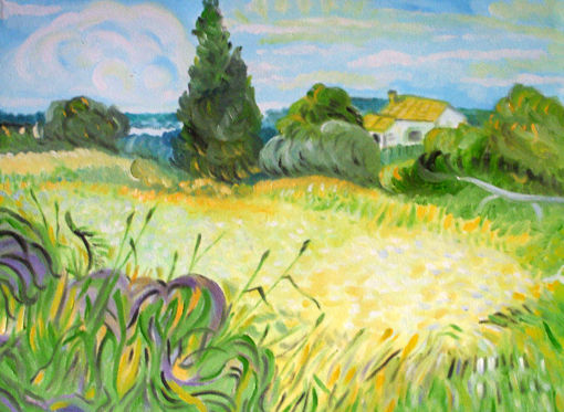 Homenaje a Vincent Oil Canvas Landscaping