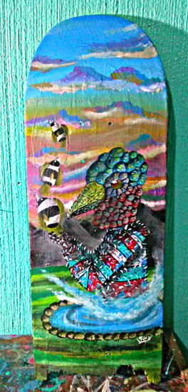 El ave. Acrylic Panel Animals