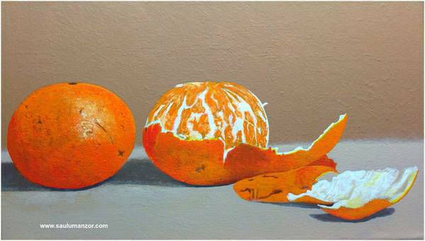 Naranjas #1 Acrylic Canvas Still Life Paintings