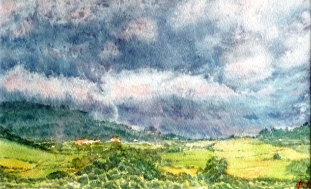 "Paisaje de Valadouro" Watercolour Paper Landscaping