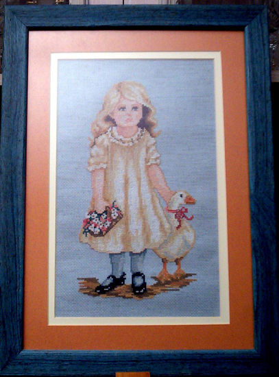 Niña con pato 