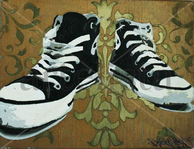 converse Oil Canvas Figure Painting