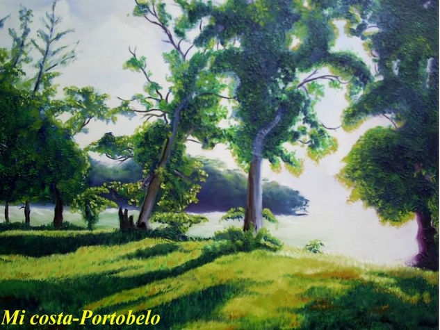 Mi Costa Portobelo. Óleo Lienzo Paisaje