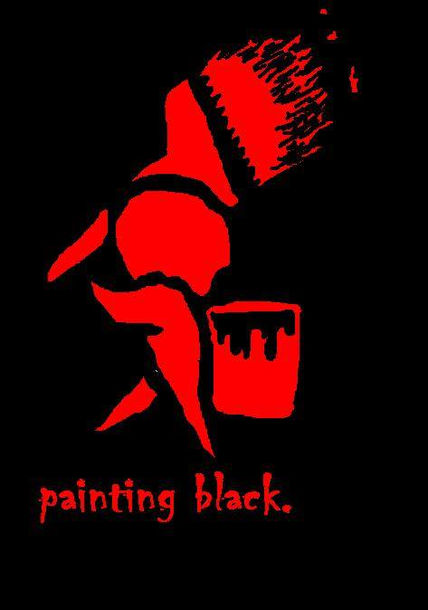 Painting black
