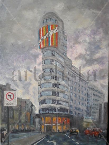 Edificio Carrión Madrid Oil Canvas Landscaping