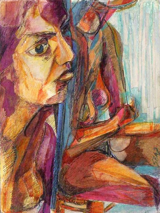 Mujer ante el espejo XIV