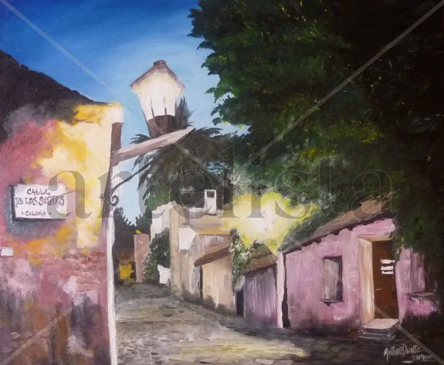 Colonia del Sacramento - Uruguay Oil Canvas Landscaping